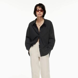 Wilfred Free Black Relaxed Shirt - Size S